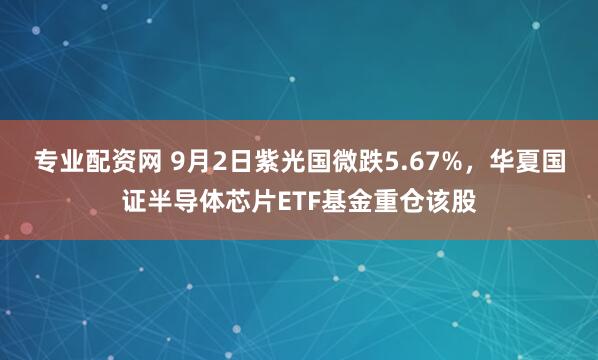 专业配资网 9月2日紫光国微跌5.67%，华夏国证半导体芯片ETF基金重仓该股